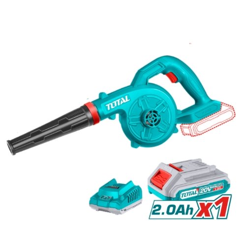 Soplador a batería 20v 1v Total