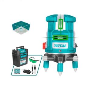Nivel laser 30m verde Total