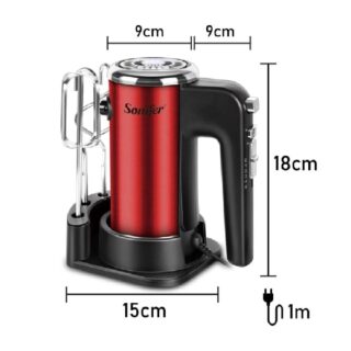Batidora de mano eléctrica 400w Rojo SONIFER
