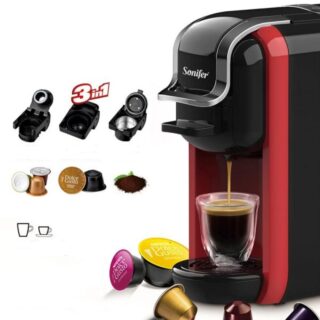 Cafetera multifuncion capsula 3 en 1 SONIFER
