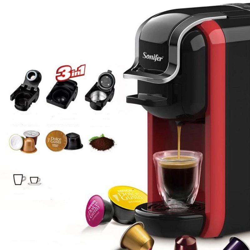 Cafetera multifuncion capsula 3 en 1 SONIFER