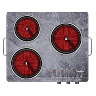 Cocina eléctrica Infrarrojo 3500W 3Q vidrio templado SONIFER