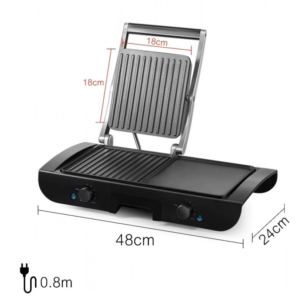 Parrilla electrica grill placa 1500w SONIFER