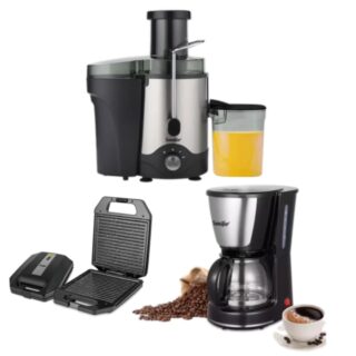 Cafetera mas sandwichera y extractor SONIFER