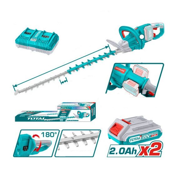 Cortasetos a bateria 40v Total