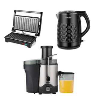 Hervidora mas sandwichera y extractor SONIFER