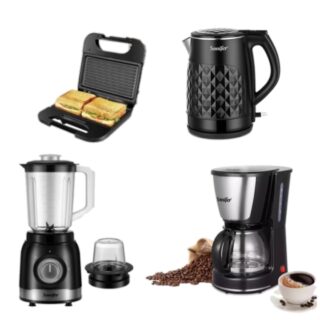 Licuadora mas cafetera mas sandwichera y hervidora SONIFER