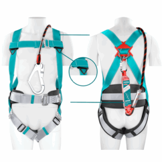 Arnes de seguridad con linea de vida Total