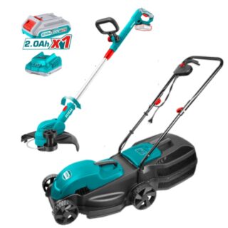 Bordeadora 20v mas Cortacesped Electrico 1600w Total