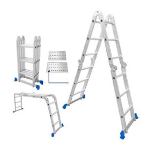 Escalera plegable andamio 12 escalones 3 Metros Wadfow