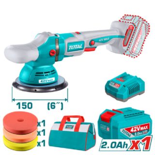 Pulidora a bateria 42v 150mm Total