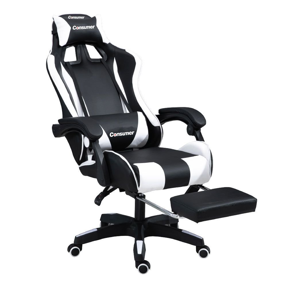 Gamer negro con blanco