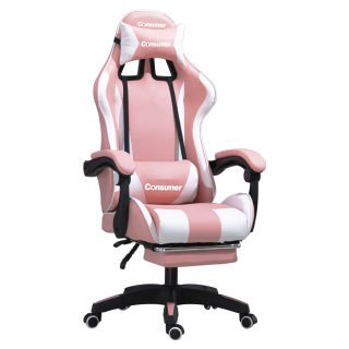 Silla giratoria Gamer con reposapiés ROSBL Consumer