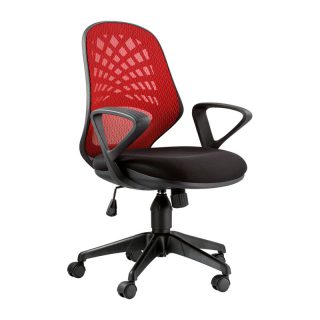 Silla para oficina 2019 respaldo bajo rojo Consumer