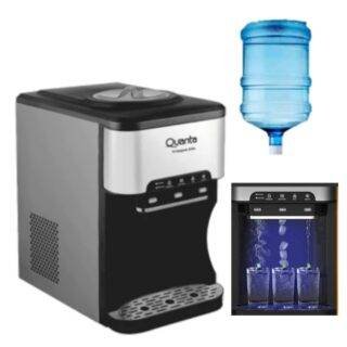 Dispenser de agua frío caliente con fabricadora de hielo QUANTA