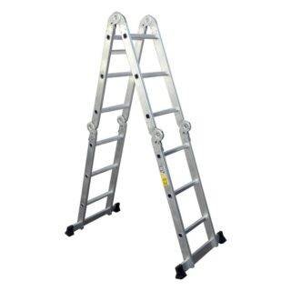 Escalera articulada de aluminio 3.7 metros ESPAR
