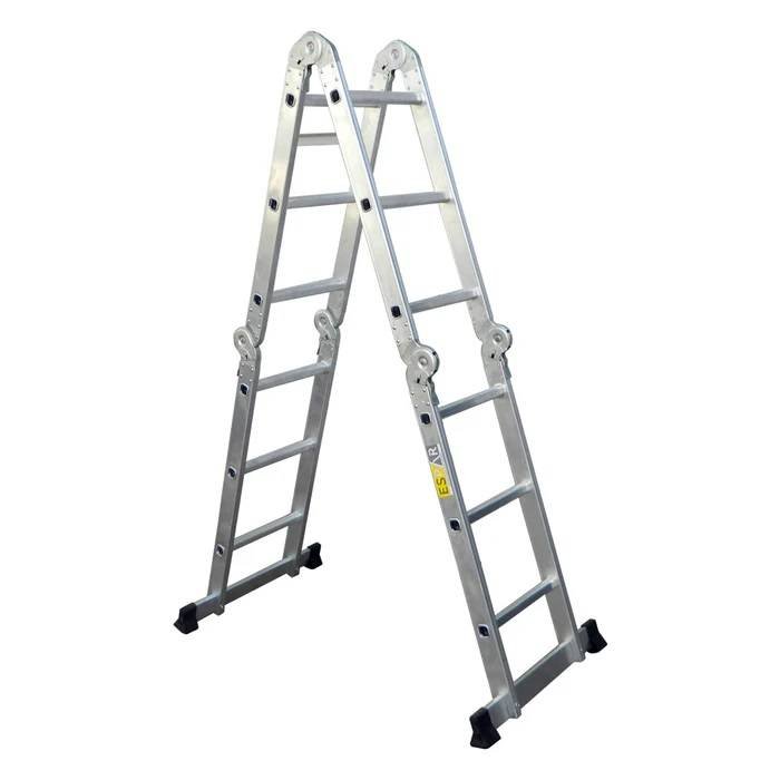 Escalera articulada de aluminio 3.7 metros ESPAR