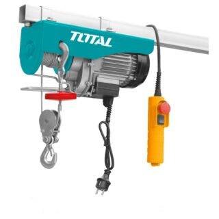 Aparejo polipasto eléctrico 18mts 900w Total