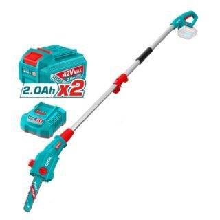 Podadora motosierra a bateria de altura 42V Total