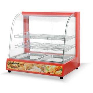Exhibidor de comida caliente 2B 800w Consumer